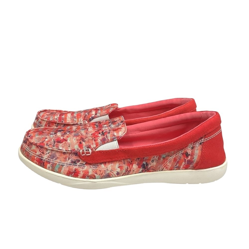 CROCS Orange Flats Comfortable Loafers